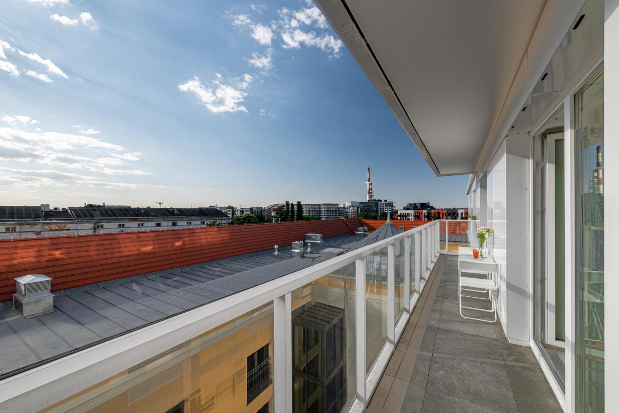 Witolda Riverside Apartments - Balcony, City View - By Rentujemy Wrocław Buitenkant foto